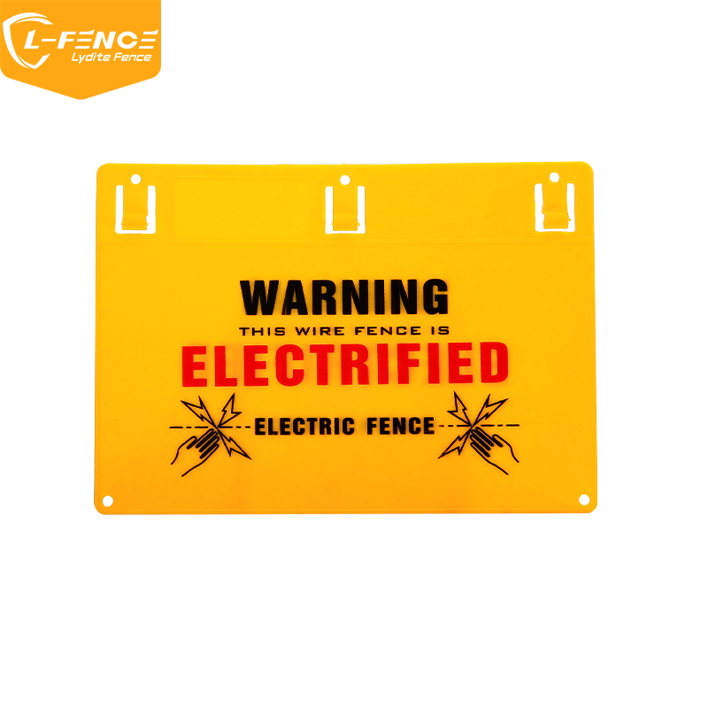 Lydite® Electric Fence Warning Sign